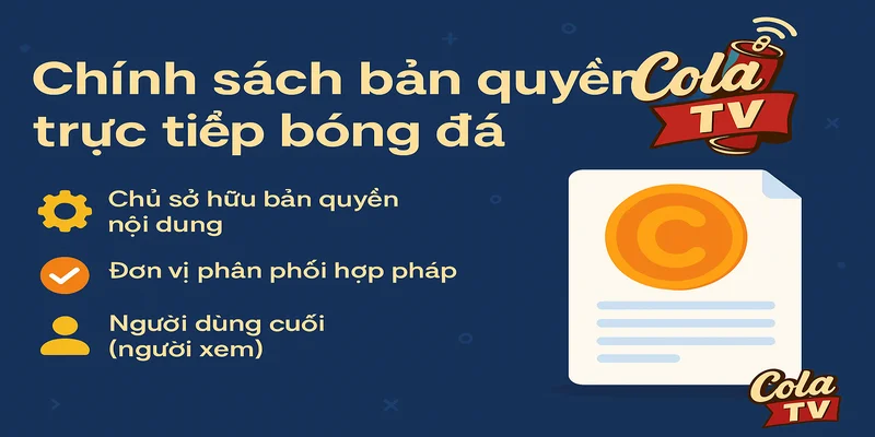 Chính sách bản quyền trực tiếp bóng đá ColaTV